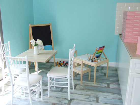 Kinderbereich von "La Donuteria" in der Kisterhofstraße 111